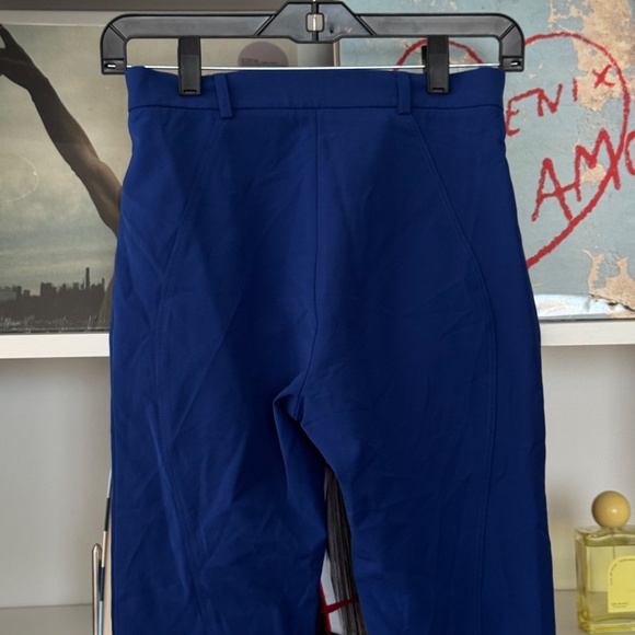 SANDRO PARIS Blue Skinny Ankle Zipper Trouser - Picture 3 of 6